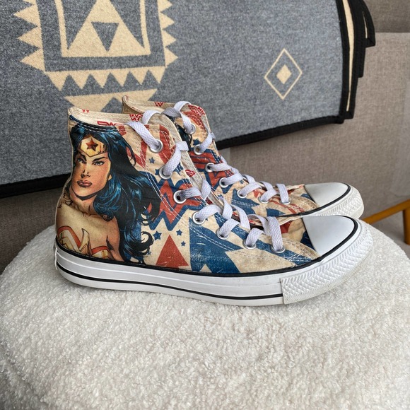 Converse Shoes - Converse Wonder Woman High Top Sneakers M6/W8